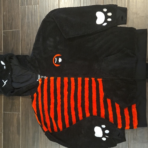 Emily The Strange Furry Zip Hoodie Sz 2X - Picture 2 of 8